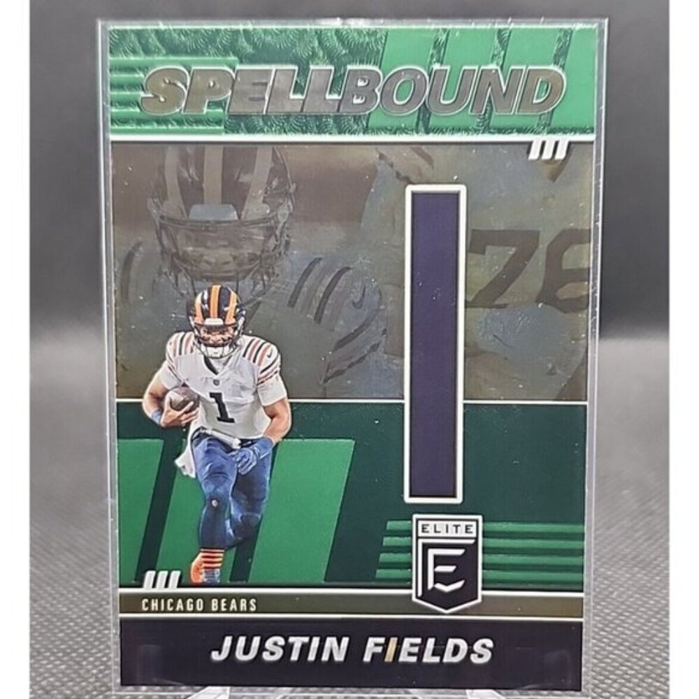 2022 Panini Donruss Elite Spellbound Letter I #SB-JF2 Justin Fields Steelers